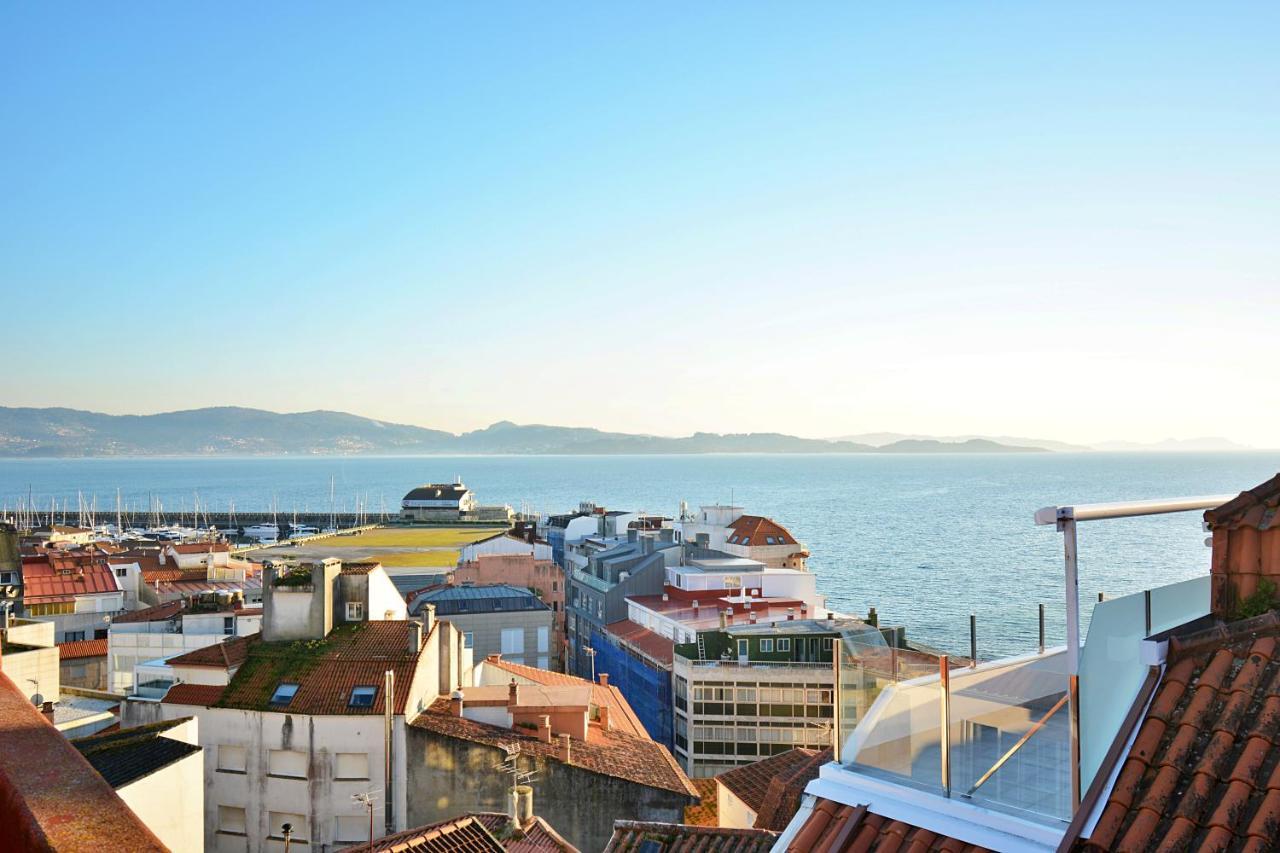 Precioso Apartamento En El Centro De Sanxenxo Luaran gambar